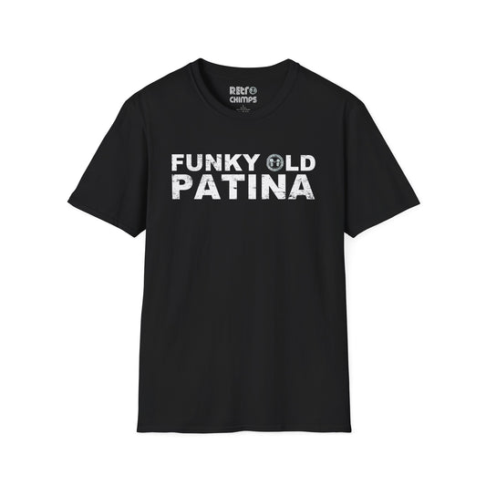 Retro Chimps Funky Old Patina Logo T-Shirt