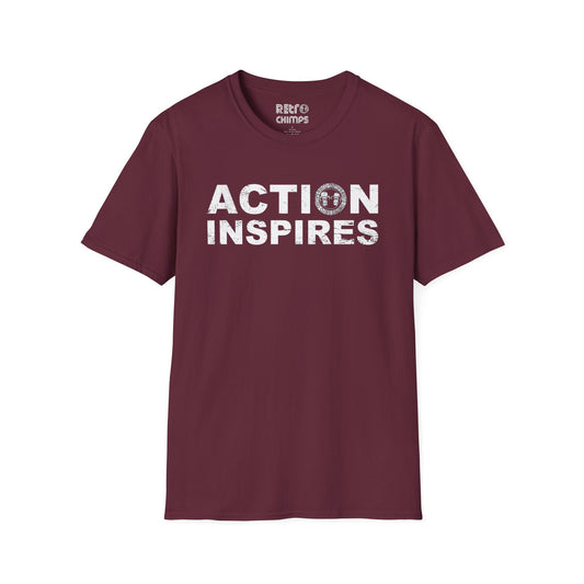 Retro Chimps Action Inspires Logo T-Shirt