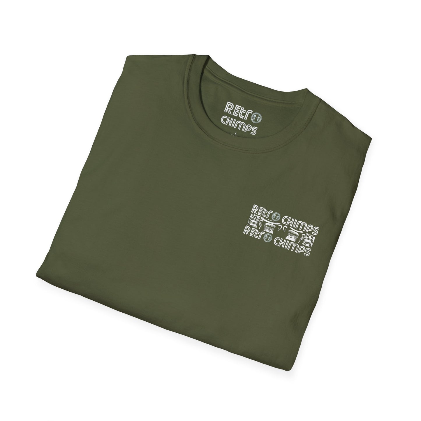 Retro Chimps Part Badge Logo T-Shirt