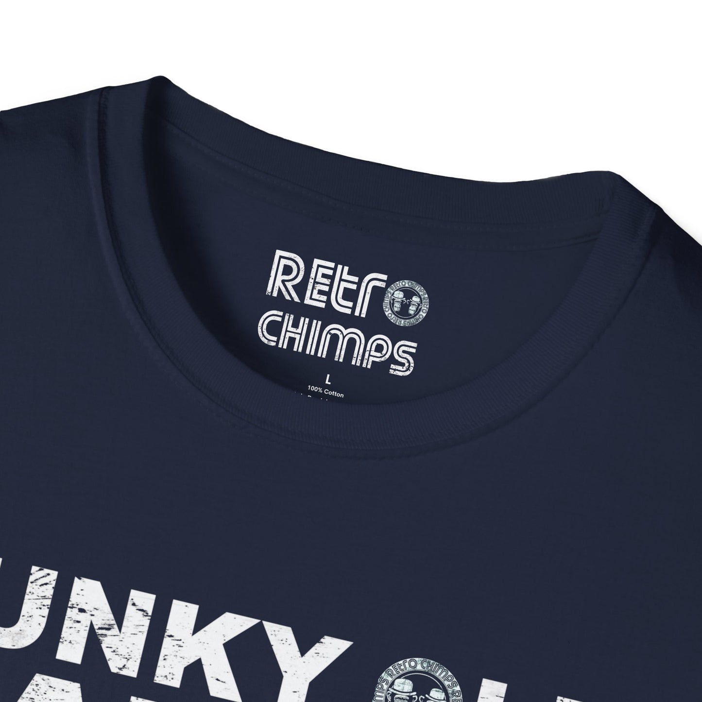 Retro Chimps Funky Old Patina Logo T-Shirt