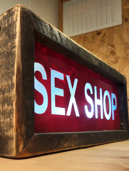 Sex Shop LED Light Box