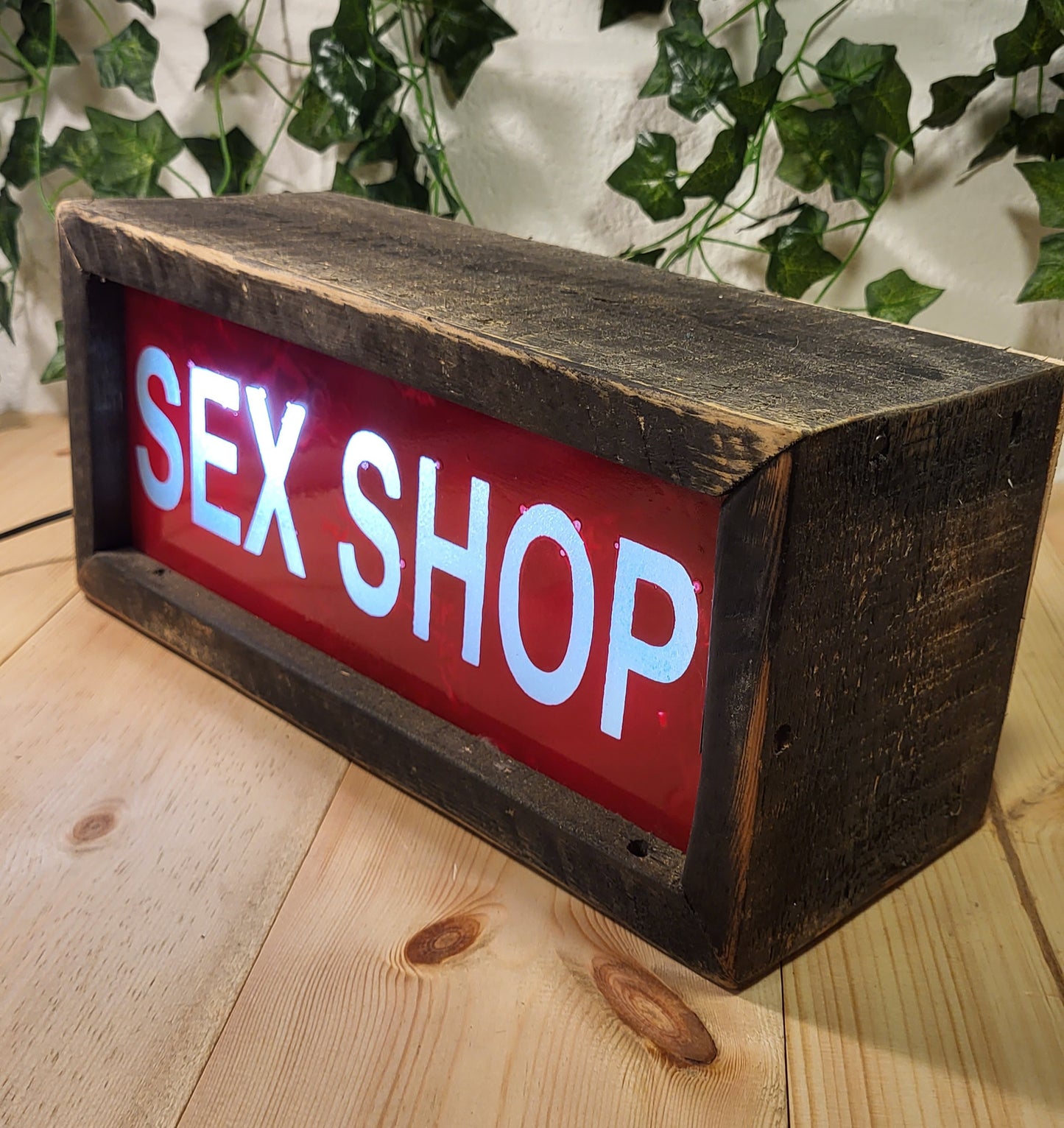 Sex Shop LED Light Box