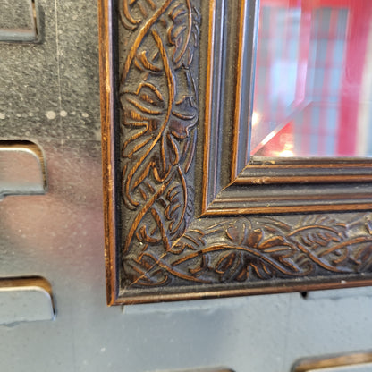 Vintage Ornate Bevelled Mirror