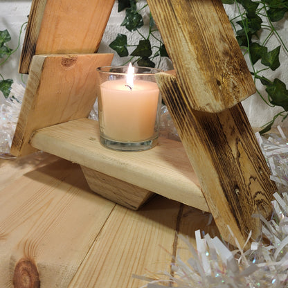 Hand-Crafted Christmas Tree Candle Holder