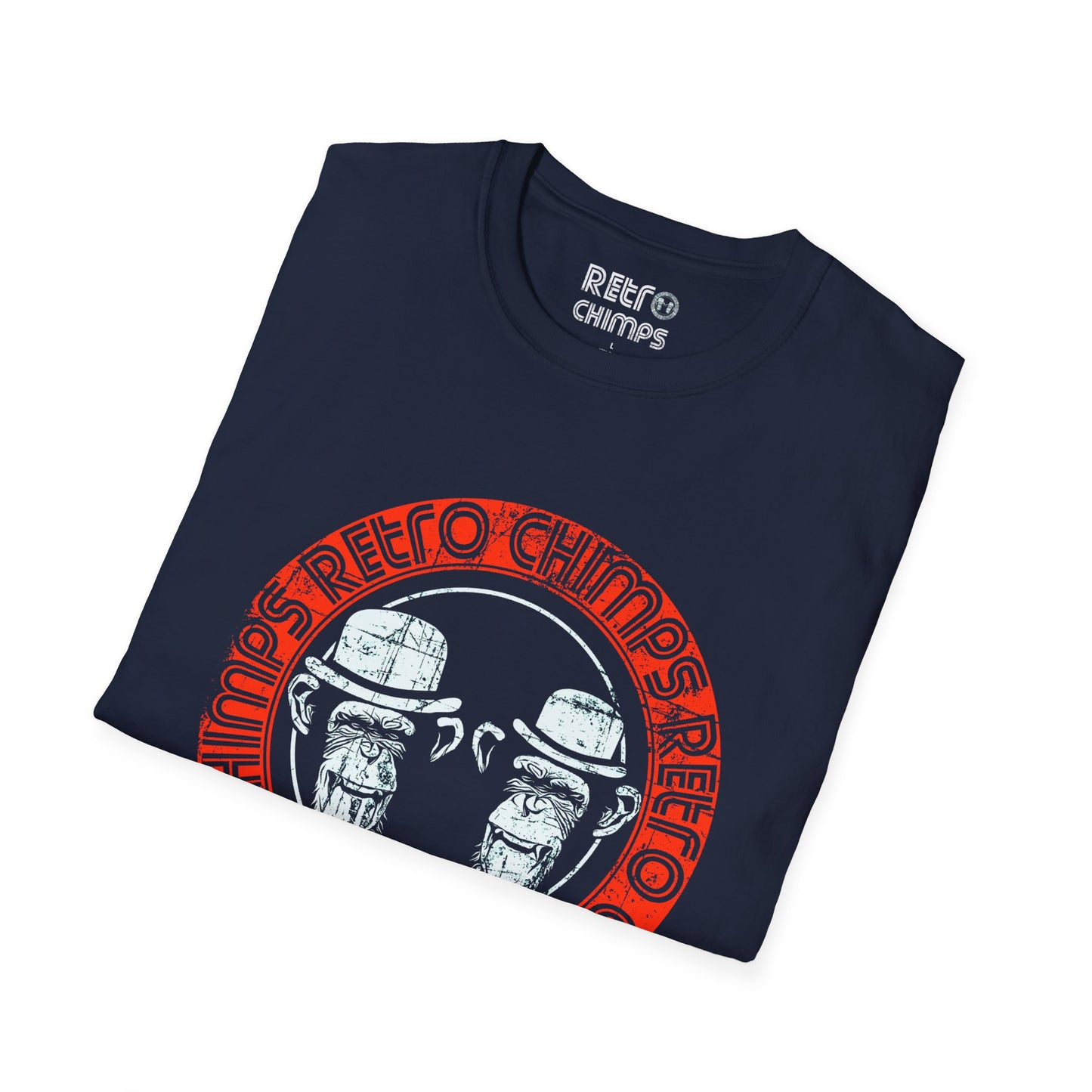 Retro Chimps Red & White Logo T-Shirt