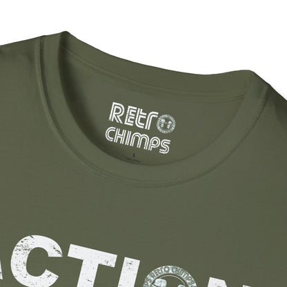 Retro Chimps Action Inspires Logo T-Shirt