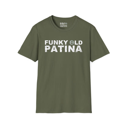 Retro Chimps Funky Old Patina Logo T-Shirt