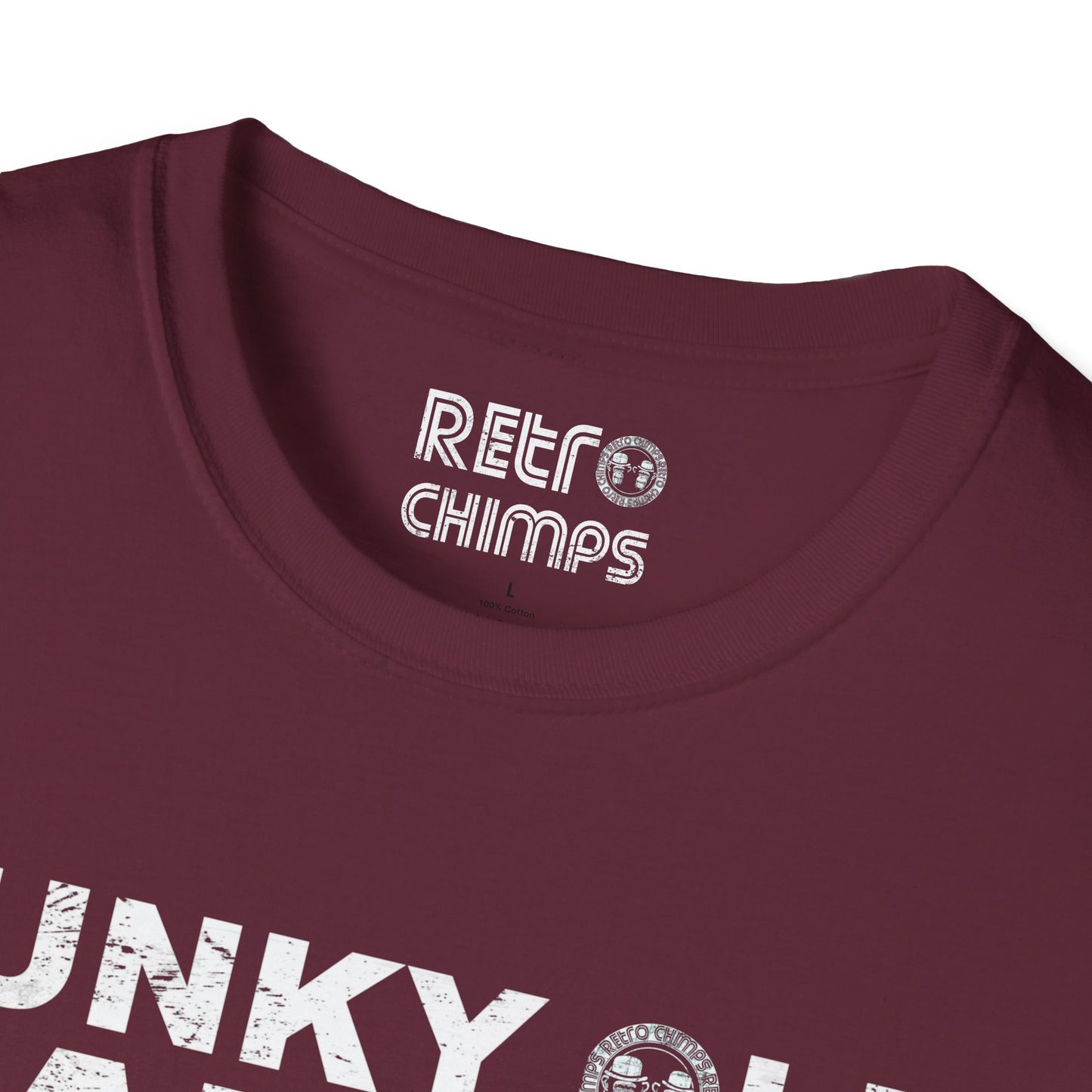 Retro Chimps Funky Old Patina Logo T-Shirt